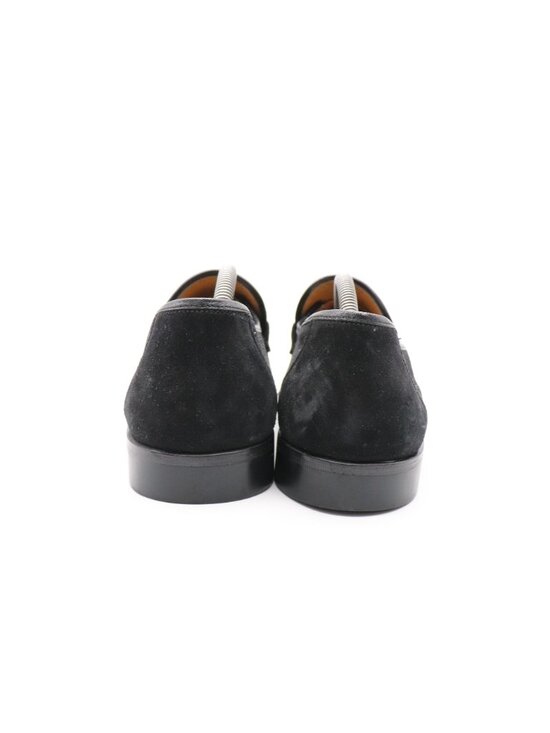 Bally of Switzerland Men\'s Size 11 D Black Suede Loafer Slip On Shoes main image 5